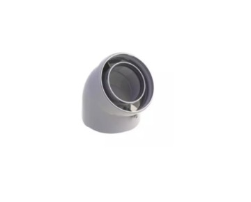 BAYMAK 45 DİRSEK Ø60/100 PREMİX-F